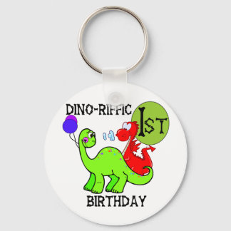 Första födelsedagTshirts och gåvor för Dinosaur Nyckelring