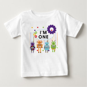 Första födelsedagTshirts och gåvor för robot Tröja