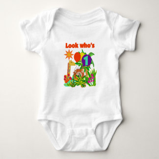 Första födelsedagTshirts och gåvor för Safari T-shirt