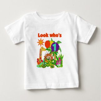 Första födelsedagTshirts och gåvor för Safari Tee Shirt