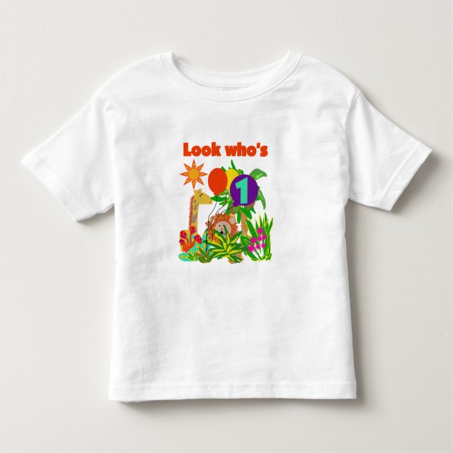 Första födelsedagTshirts och gåvor för Safari Tröja (Framsida)