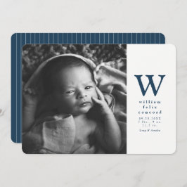 Första födseln i enkel marin blå flotta meddelande