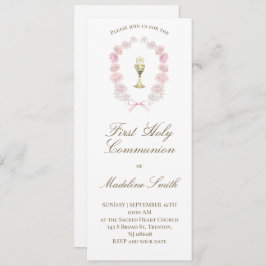 första folkbokförda rosa inbjudningar