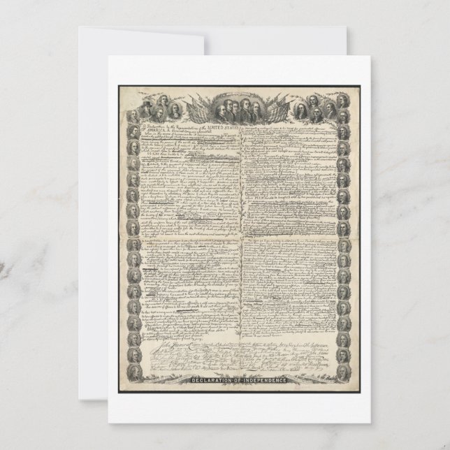 Första förslaget till självständighetsförklaring (Framsida)