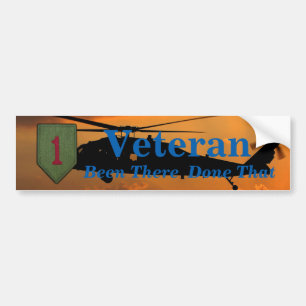 Första försöket Big Red 1 LRPS Veterans Vets Patch Bildekal