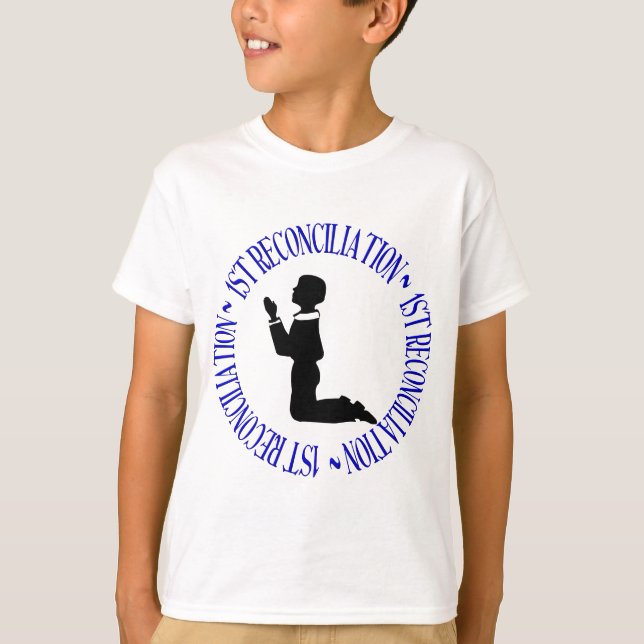 Första försoningen - bekännelse tee shirt (Framsida)