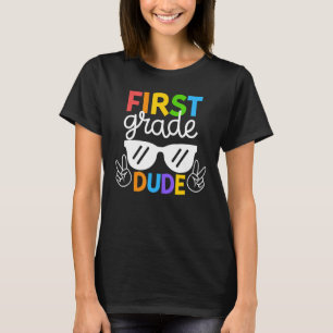 Första första Klass-mannen Back to school-förstada T Shirt