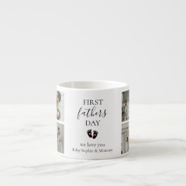 Första fotavtryck och Rosa Fars dag - Baby Espressomugg