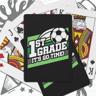 Första fotbollsdagen Klass Back to school Casinokort