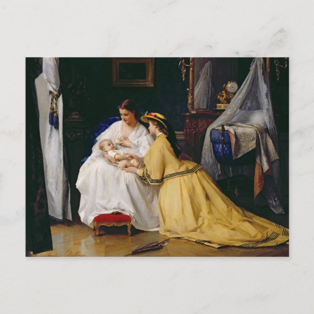 Första fött, 1863 vykort (Framsida)