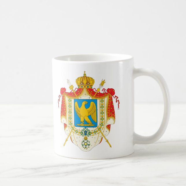 Första franska väldevapensköld (1804) kaffemugg (Höger)