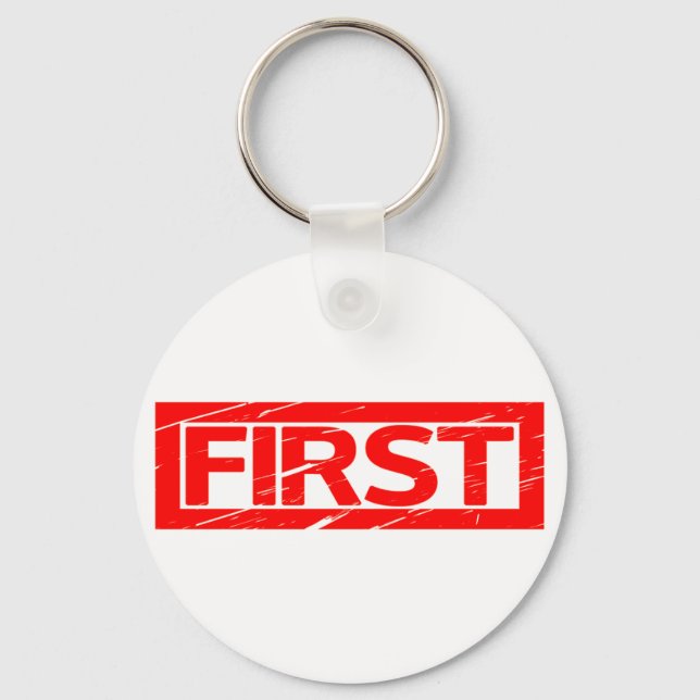 Första Frimärke Nyckelring (Framsida)