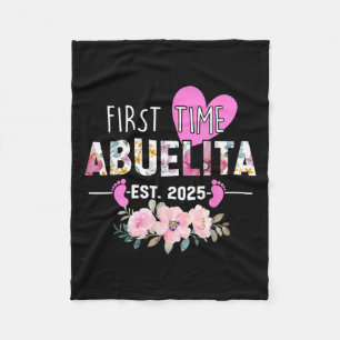 Första gången Abuelita Est 2025 New Grandma Baby A Fleecefilt