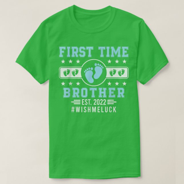 Första gången broderuppst t shirt (Design framsida)