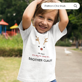 Första gången Brother Claus White-familjen jul T Shirt