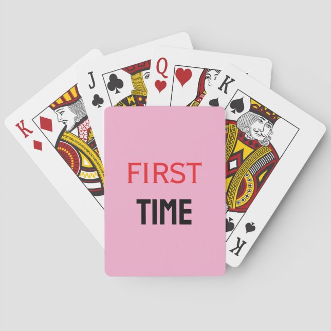 FÖRSTA GÅNGEN CASINOKORT (Baksidan)
