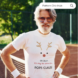 Första gången Claus White Modern Family Jul T Shirt