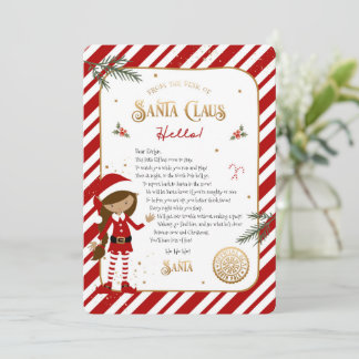 Första gången Elf ankommer Välkommen Brev