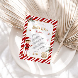 Första gången Elf ankommer Välkommen Brev Inbjudningar