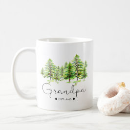 Första gången far- och morföräldrar, befordrad til kaffemugg