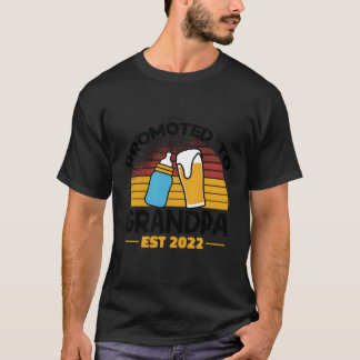 Första gången farfar befordrad till farfar 2022 t shirt