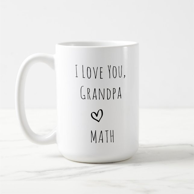 Första gången farfar New Grandpa Gift från Baby Kaffemugg (Vänster)