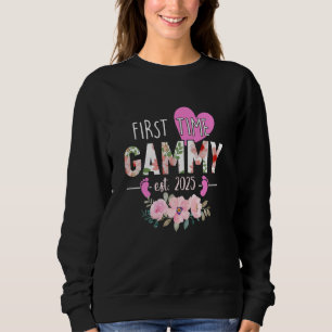 Första gången Gammy Est. 2025 Främjande av ny morm T Shirt