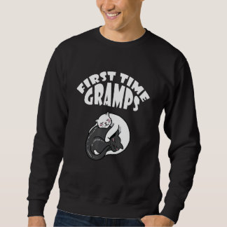 Första gången Gramps Grandpa Senior Citizen Retröt Lång Ärmad Tröja