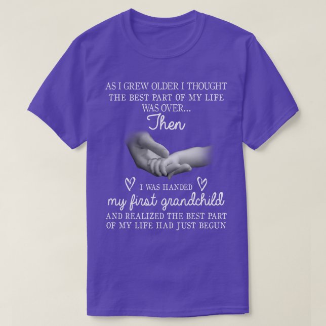 Första gången Grandma 2022 för att bli Mor Da T Shirt (Design framsida)