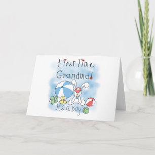 Första gången Grandma Pojke Meddelande