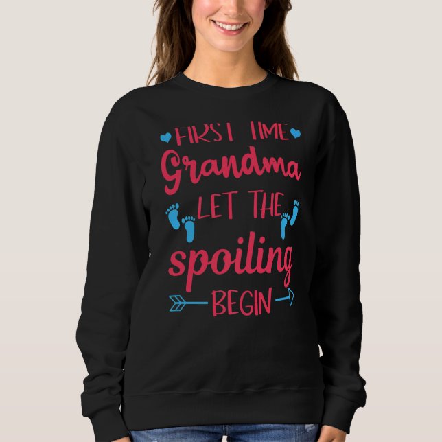 Första gången Grandma T Shirt (Framsida)