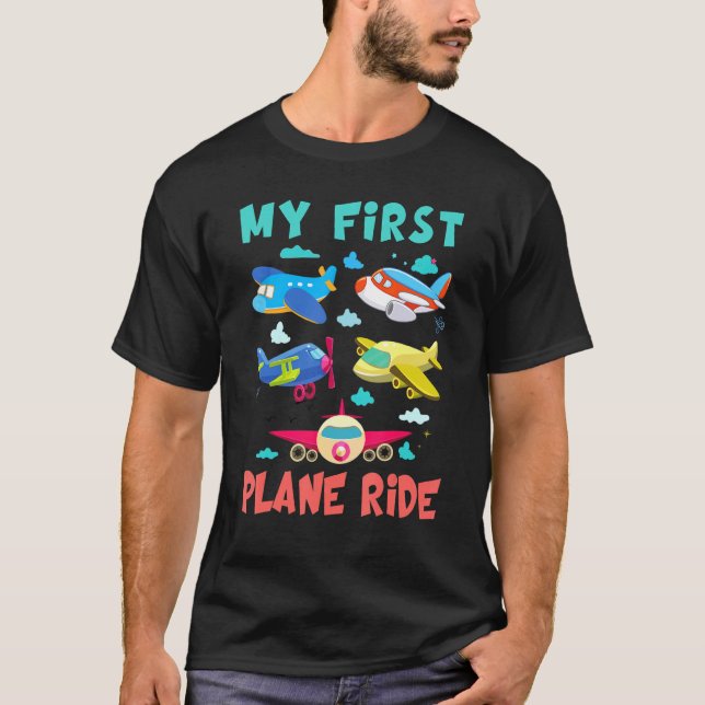 Första gången jag flyger mitt första flygplan, Rid T Shirt (Framsida)