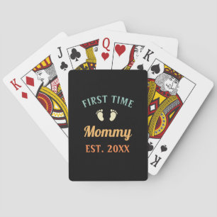 Första gången Mamma Moderskap Mors dag Casinokort
