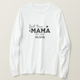 första gången mamma ny mamma mors dag-gåva t shirt