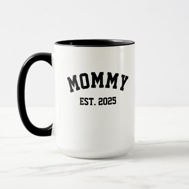 Första gången Mamma och Pappa Muggset Nya Föräldra Mugg (Vänster)