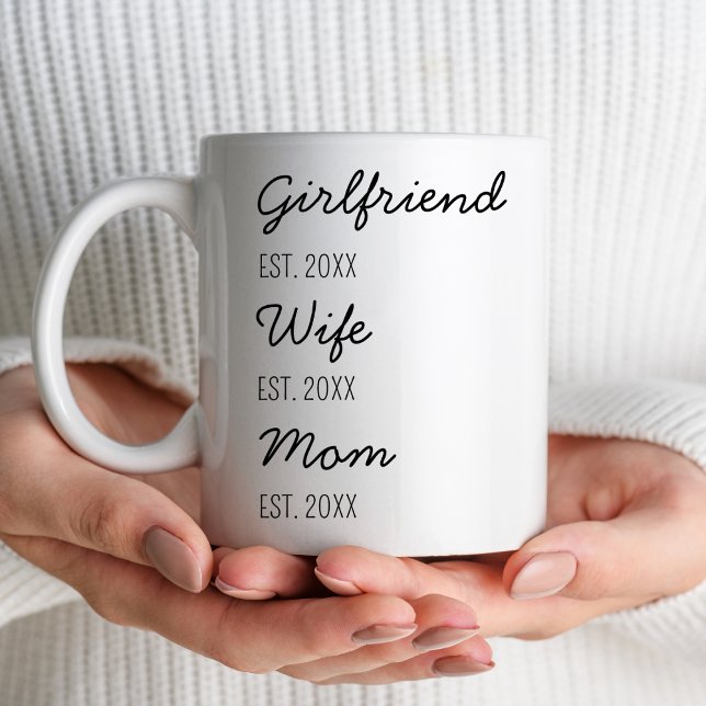 Första gången Mamma Pappa-gåva för föräldrar till  Kaffemugg (Skapare uppladdad)