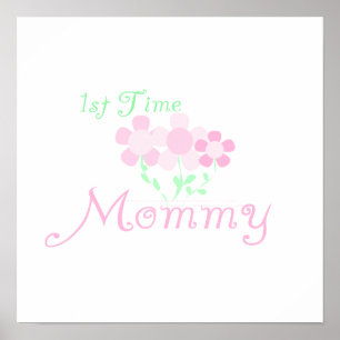 Första gången Mamma Rosa Flowers Gifts Poster