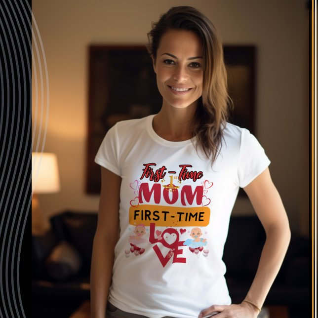 Första gången mammor, första gången kärlek t shirt (Skapare uppladdad)