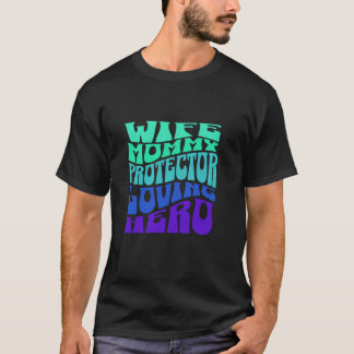 Första gången Mor Mamma Parent Funny Retro Wome T Shirt