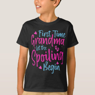 Första gången mormor lät utbrottet börja mormor t shirt
