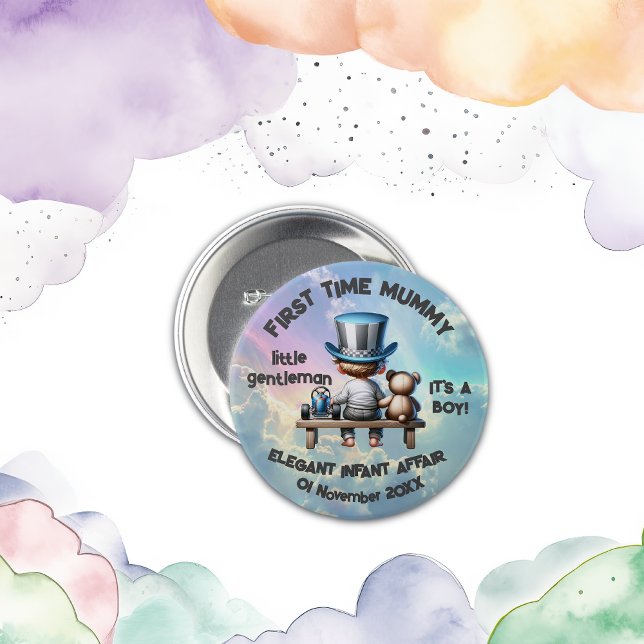 Första gången Mummy - det är en pojke | Knapp (Skapare uppladdad)