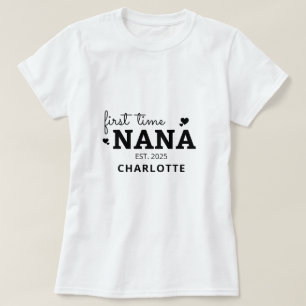 första gången nana farmma Mors dag Gift T Shirt