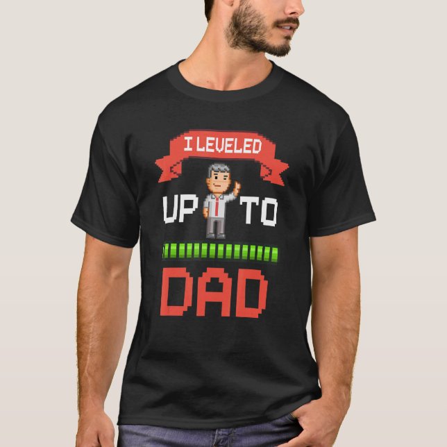 Första gången Ny pappa spelar spel i Pappa T Shirt (Framsida)