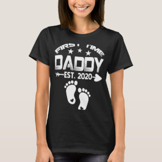 Första gången pappa 2020 Nya farfar blir Baby T Shirt