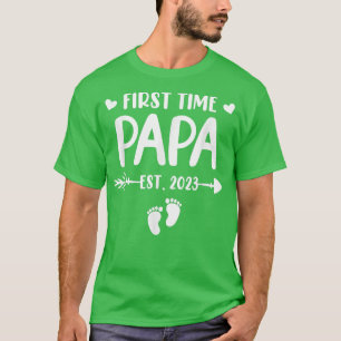 Första gången Pappa, 2023, snart för att bli Pappa T Shirt
