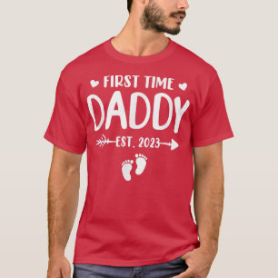 Första gången pappa är 2023 snart för att vara Pap T Shirt