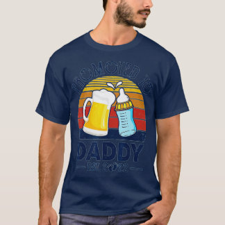 Första gången Pappa befordrades till pappa 2022 Fa T Shirt