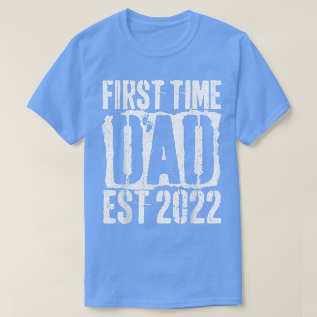 Första gången Pappa Est T Shirt (Design framsida)