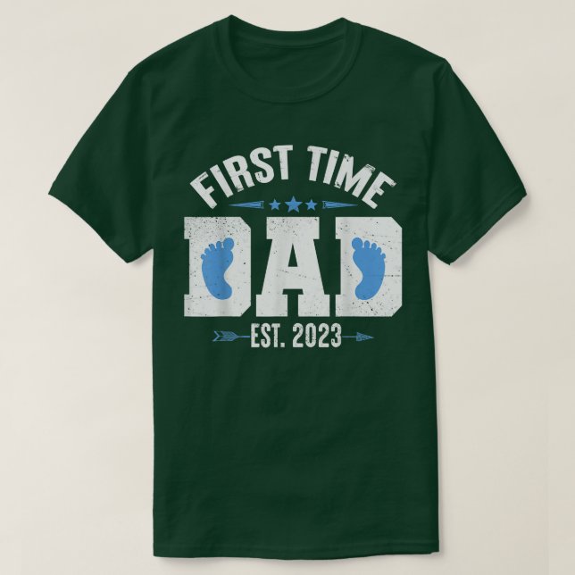 Första gången Pappa Est T Shirt (Design framsida)
