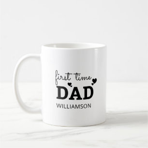 Första gången pappa Fars dag-gåva till ny pappa Kaffemugg